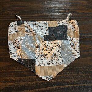 SHEIN Floral Patterned Sheer Top